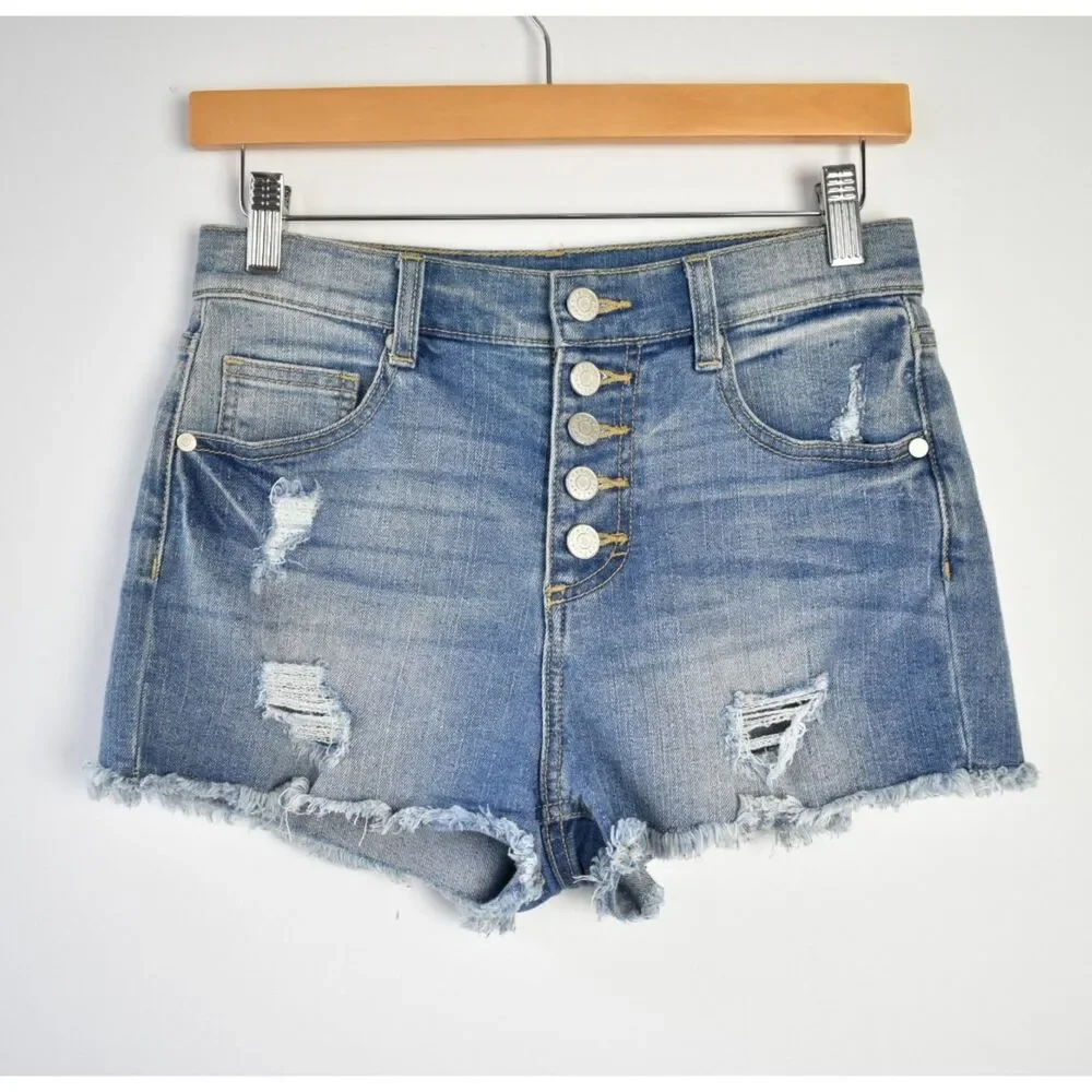 Refuge High Waisted Denim Shorts